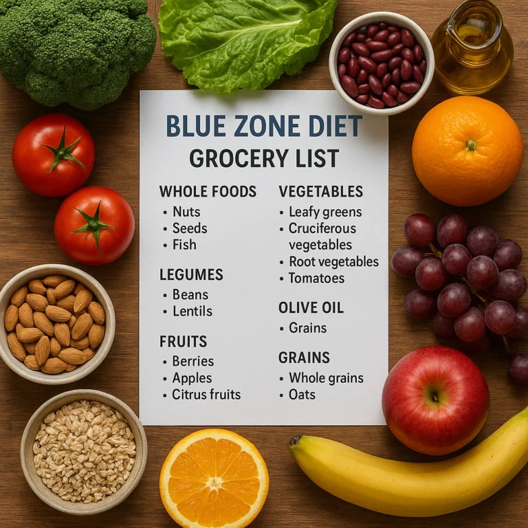 Featured image for 15 Essential Items for Your Blue Zone Diet Grocery List 2026